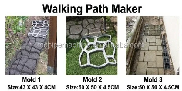 High quality DIY Mold to Cast Concrete Pavers/Stepping Stones for sell