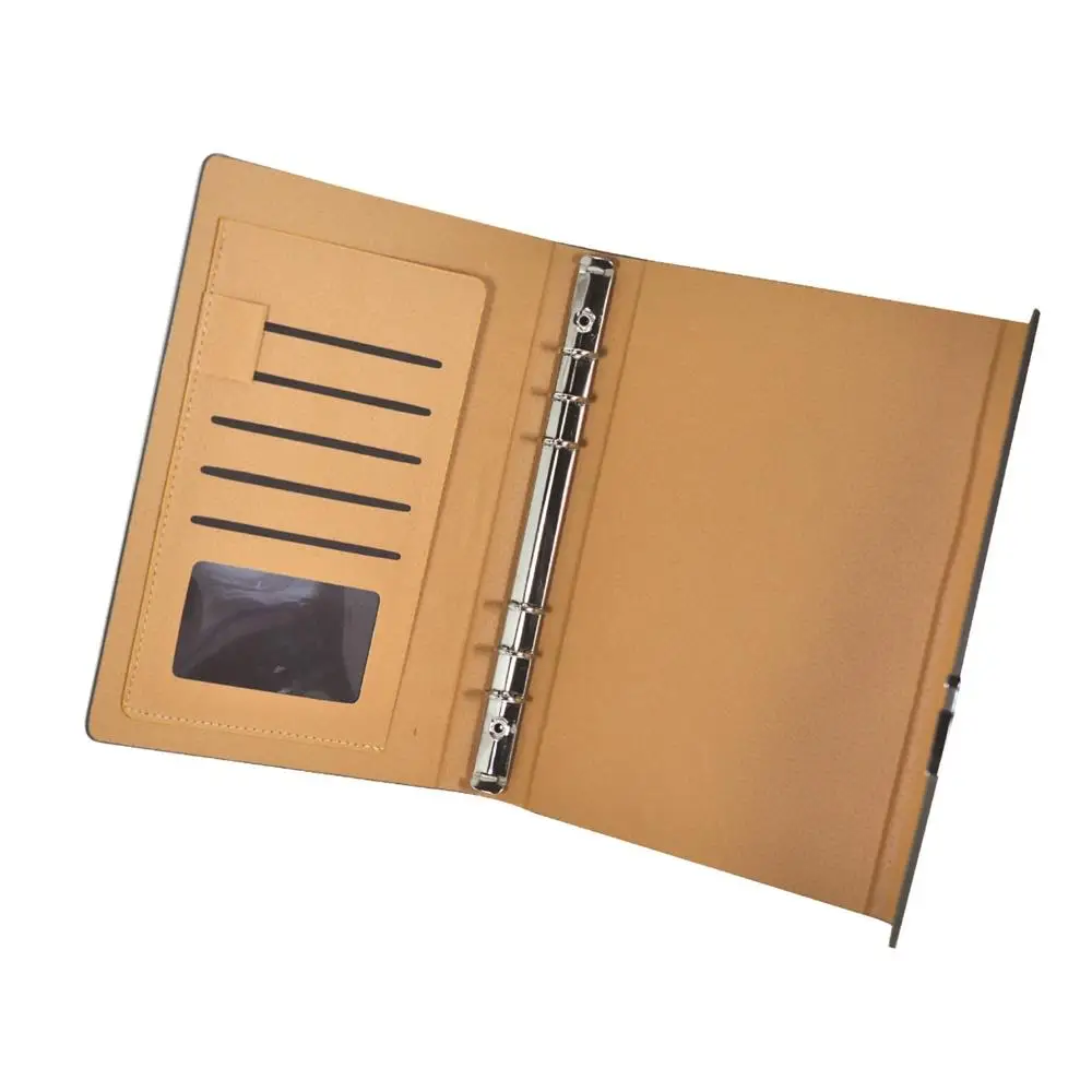 
non spiral loose leaf filler leather notebook with no spiral 