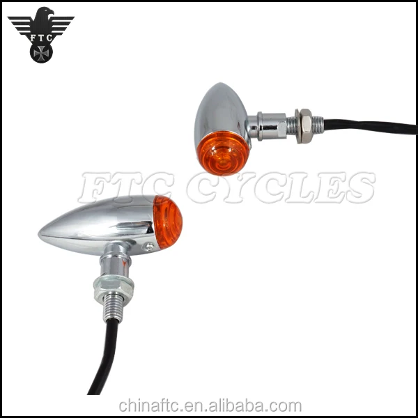 Mini Motorcycle Metal Bullet Turn signals, indicator,Bicycle Turn signal light