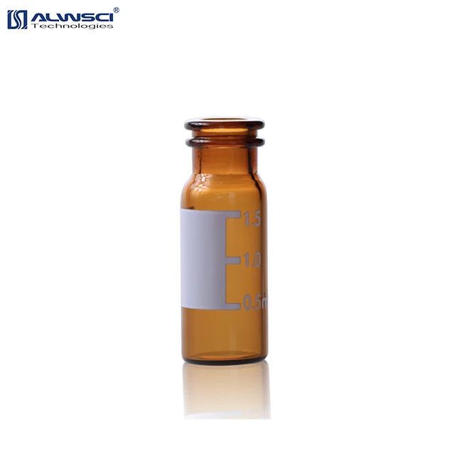 2ml small gas chromatography snap sample bottle hplc vials glass