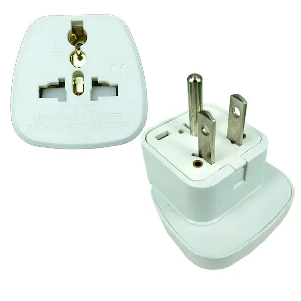 
Multi adapter America adapter Plug 3 pin with Universal socket with Safety Shutter 