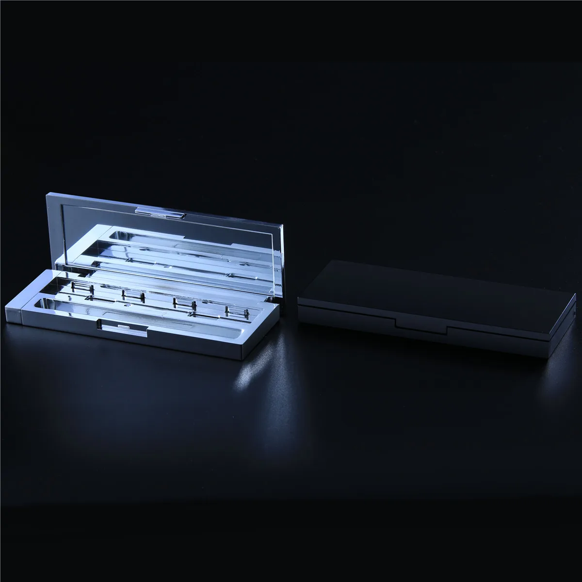 Новинка 2019, лидер продаж, пустая цветная зеркальная упаковка теней для век на заказ