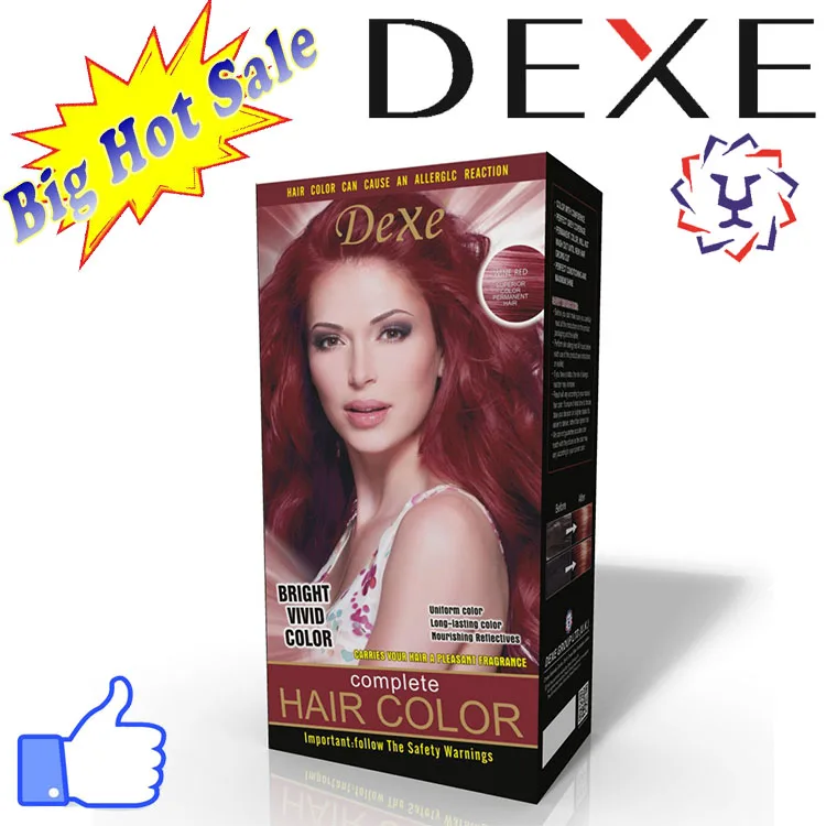Dexe hair color cream professional hair color manufacturers natural salon style easy use at home