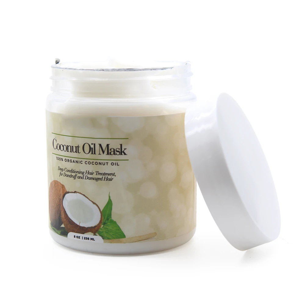 New Private Label Natural Deep Conditioning nourishing Coconut Oil Hair Mask
