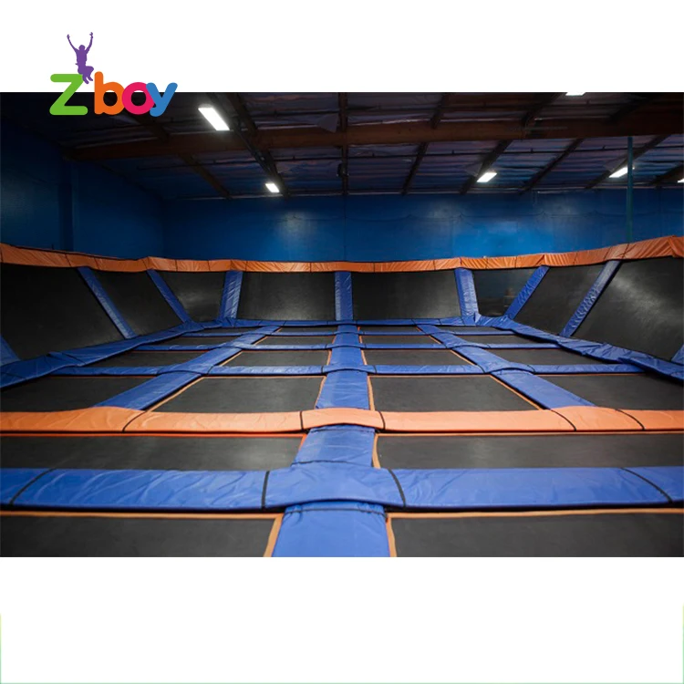 Customized High Quality commercial safety kids play  indoor trampoline parks