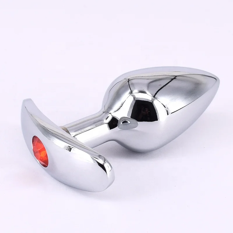 Crystal Jewelry Metal Steel Anal Plug Sex Toys Butt plug for Men Women Couple