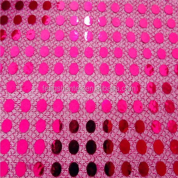 Hologram/glimmer sequin tulle mesh for wedding