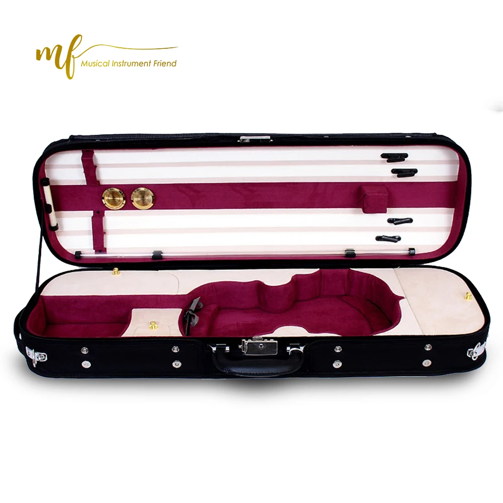 Wooden violin case hot sell violin hard case for violin 4/4