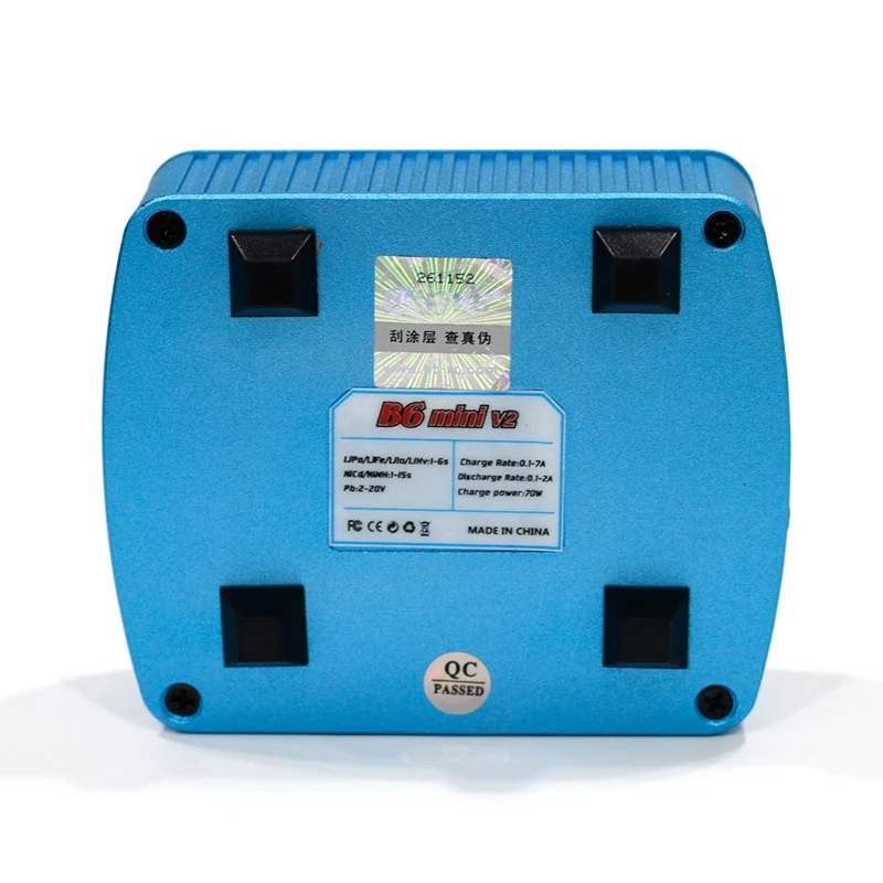 Цифровое балансирующее зарядное устройство B6 Mini V2 80 Вт 7A для Lipo Lihv LiIon LiFe NiCd NiMH аккумуляторов
