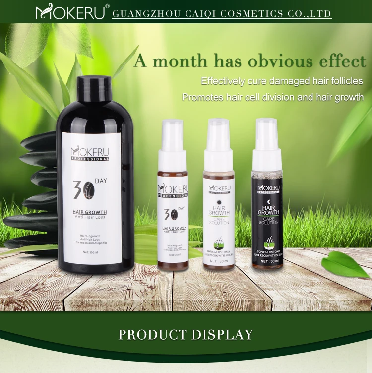 Mokeru hair growth serum private label removal treatment spray  anti loss magic fast regrowth improve deep strong solid hair