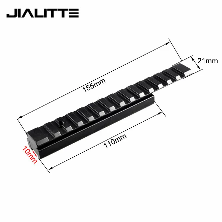 Jialitte air gun hunting rail 11mm dovetail rail to Conversion adapter 20mm Picatinny Weaver Rail mount