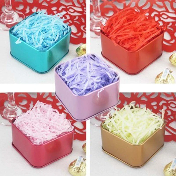 Wholesale 3MM Paper Shreds Decorative  Packaging Crinkle Paper Gift Basket Filler Shredded Paper Filler For Gift Baskets