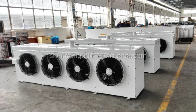 evaporative air cooler/evaporator for cold storage