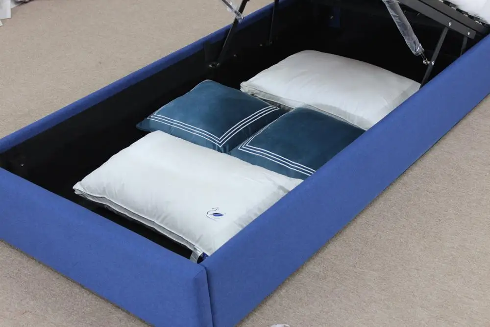 
Divan Kids Bed Single Upholstered Bed Frame Gas Lift Bed 