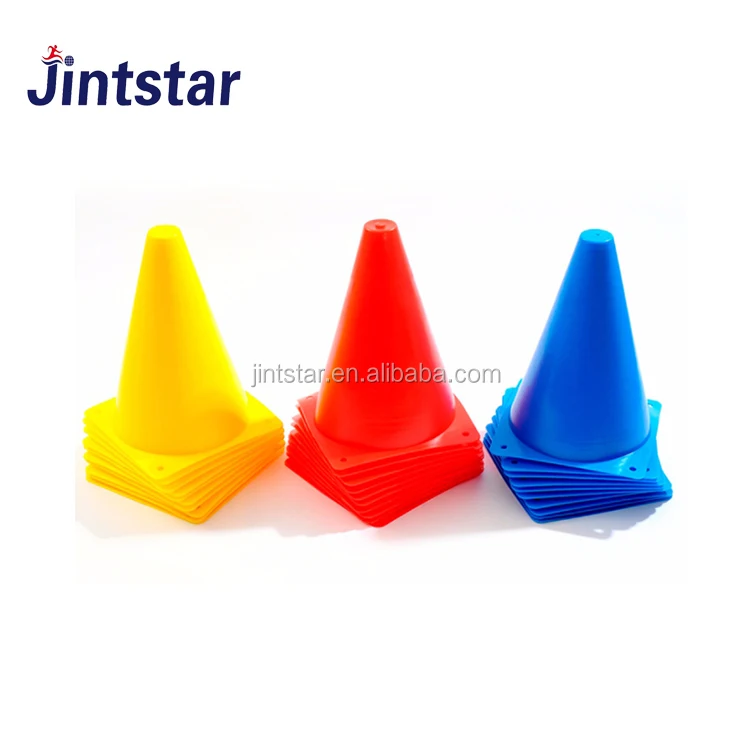 
Plastic sports training cones marker set small soccer agility cones 