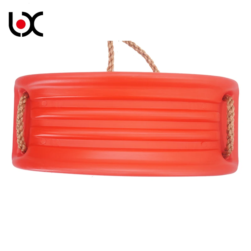 High quality durable outdoor safety colorful garden durable kids hanging plastic swing