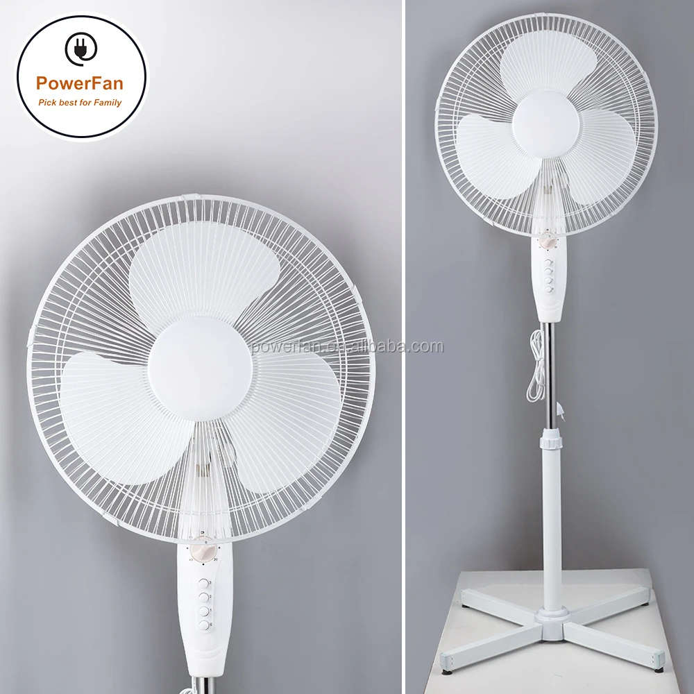 Хит продаж 16-дюймовый Электрический вентилятор с цветными Крестовая основа для оптовой