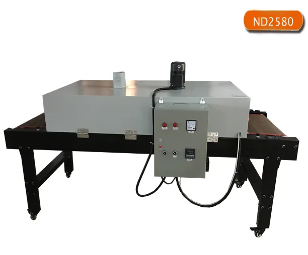 RUIDA ND2580 customized T-shirt industrial microwave tunnel dryer