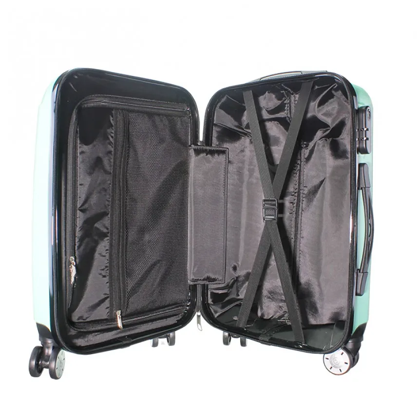Custom suitcase multicolor koffers trolley luggage