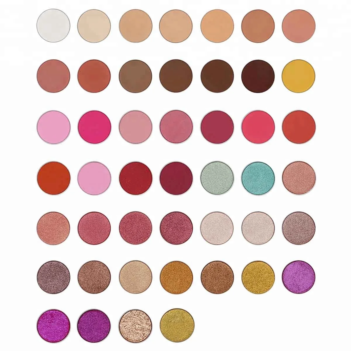 Cosmetics makeup 4 Shades magnetic custom logo eyeshadow pallet 195 colors