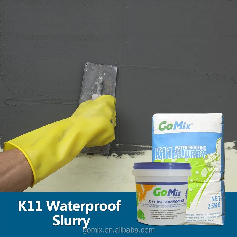 Two Components Powder and Liquid Cementitious K11 Waterproofing Membrane