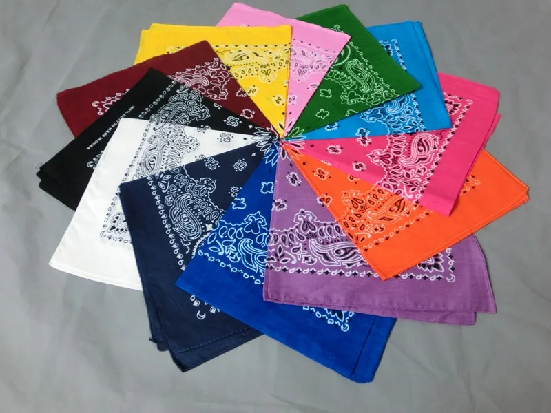 Factory Wholesale Printed Custom Cheap Cotton Handkerchiefs Making Fabric Bandana For Women
