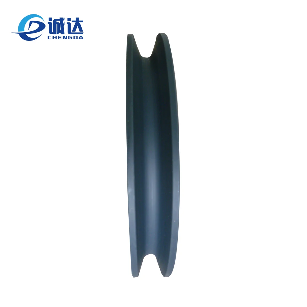 
U groove plastic large pulley/ nylon wheel/ sheaves for wire rope 