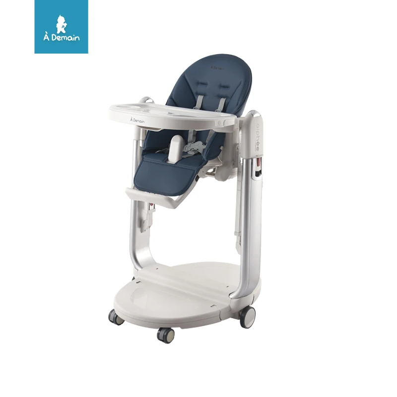 EN14988  3 in 1 Swing  feeding aluminum and plastic baby high chair for kids