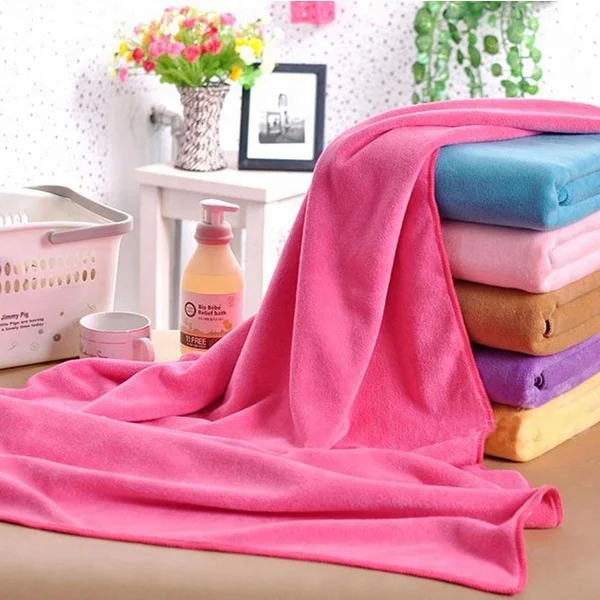 Cheap 80 polyester 20 polyamide plush microfiber terry towel for promotion