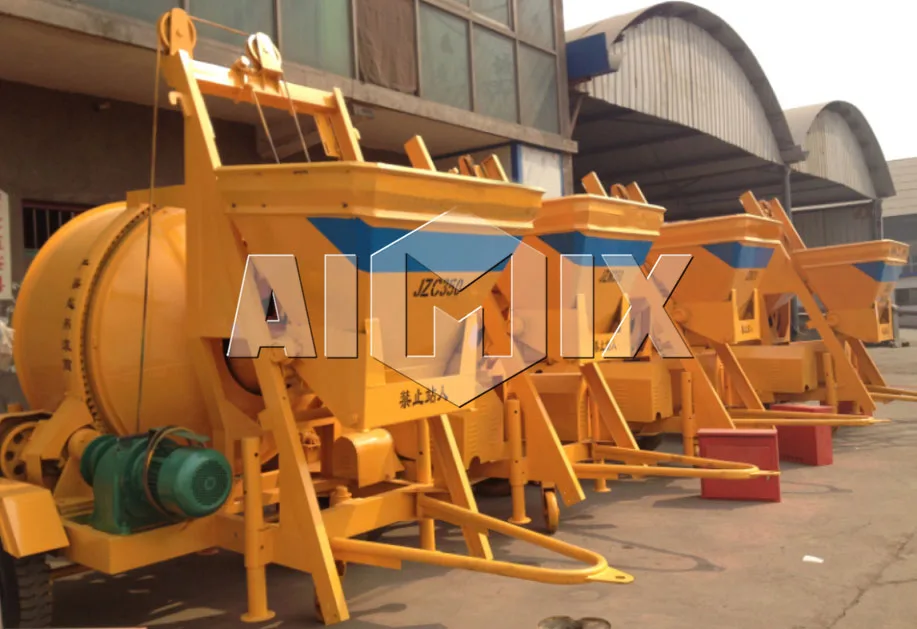 Mixer portable 350liter industrial cement mixer mobile concrete mixer with lift