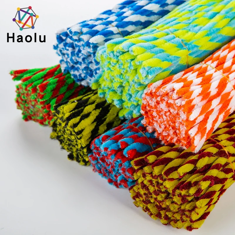 Kids DIY Handcraft Colorful Wire Chenille Stems pipe cleaner craft