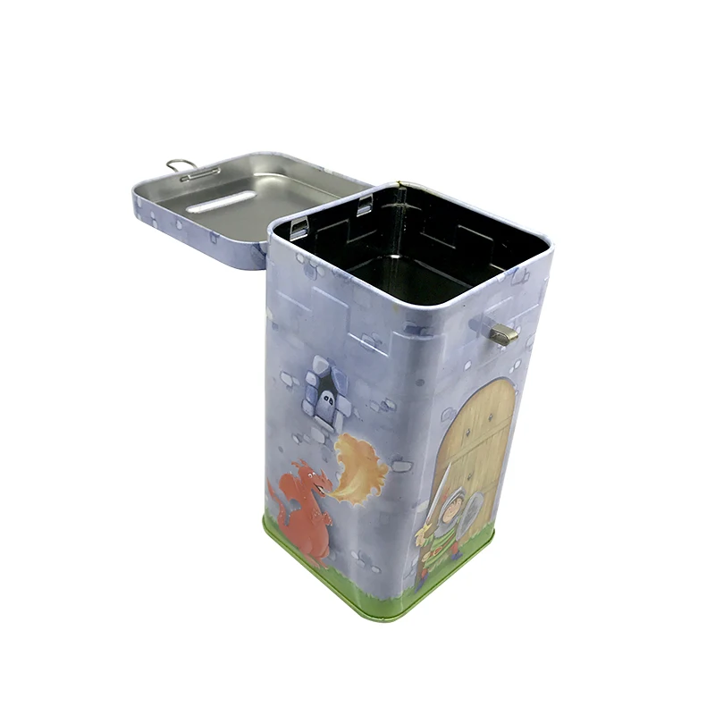Chinese factory custom cute metal piggy bank with lock Money Saving Bank Tin Box food grade packing tin can (60819274778)