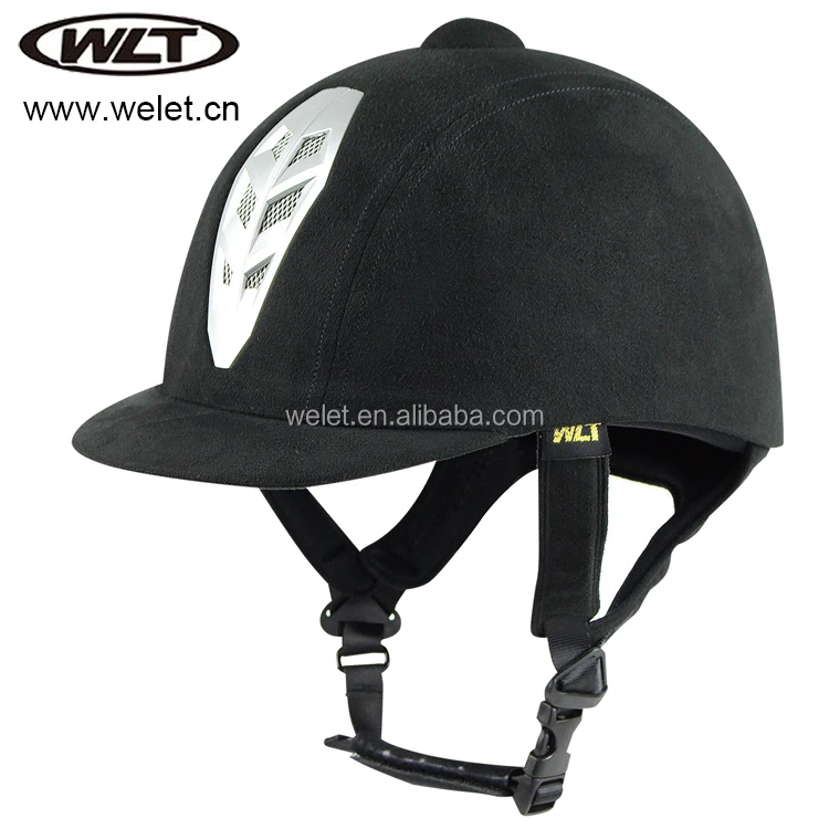 WLT 801A BLACK horse equestrian riding helmet
