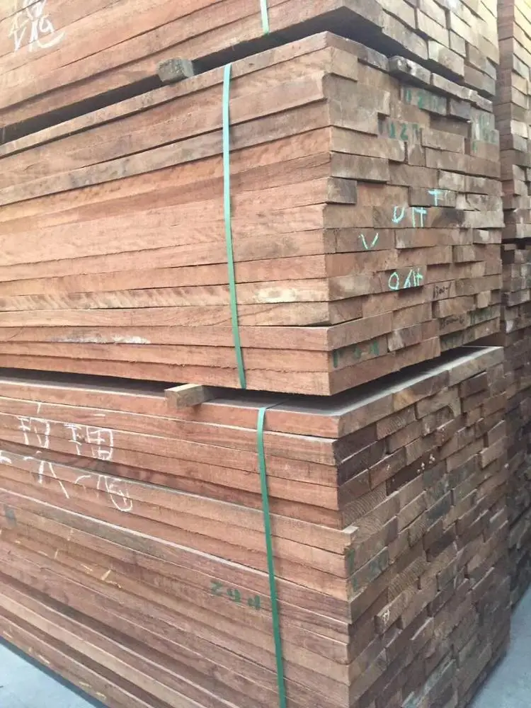 Африканские сегментированные тимберы и круглые бревна/квадратные