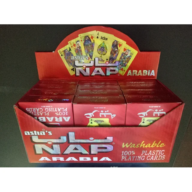 New NAP  product ARABIA Wholesale  plastic  playing cards poker for board game