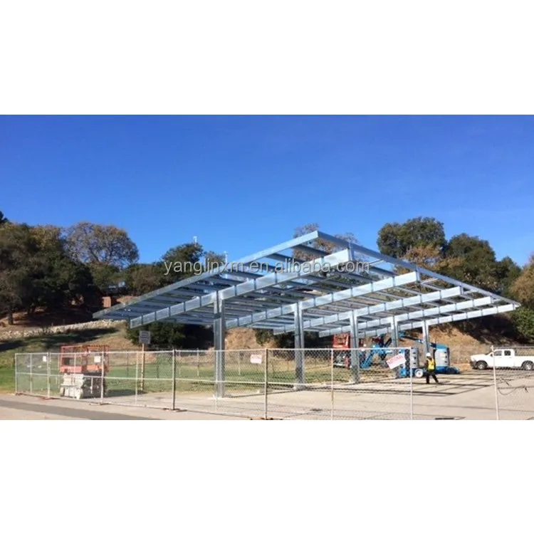 High Snow Wind Load Aluminum Mounted Solar PV Panel Carports