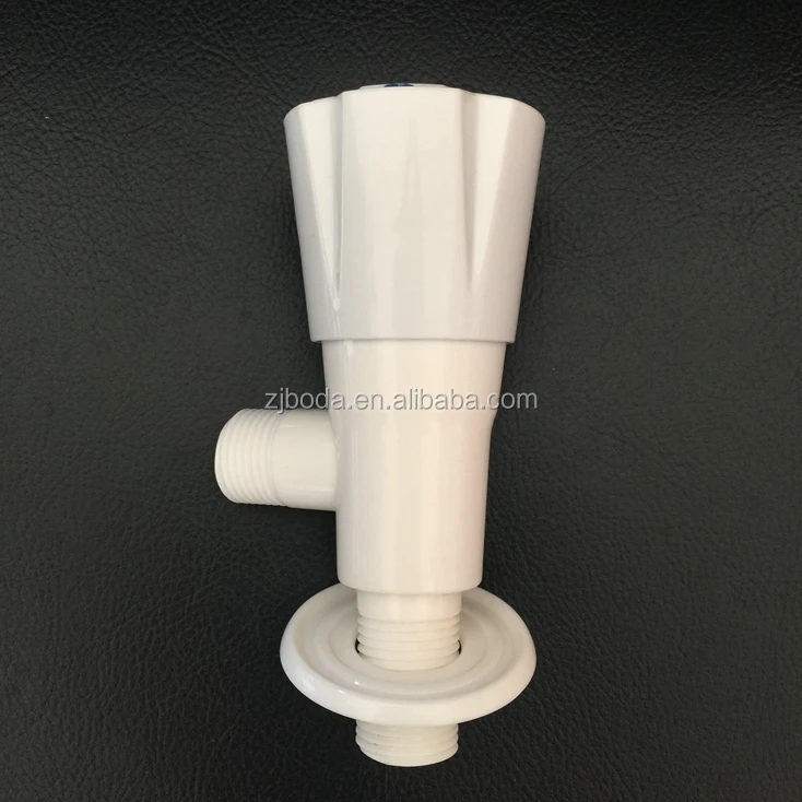 Индии черной ручкой abs угловой вентиль с прямым углом петух с хромо-латунным покрытием (BD-73)