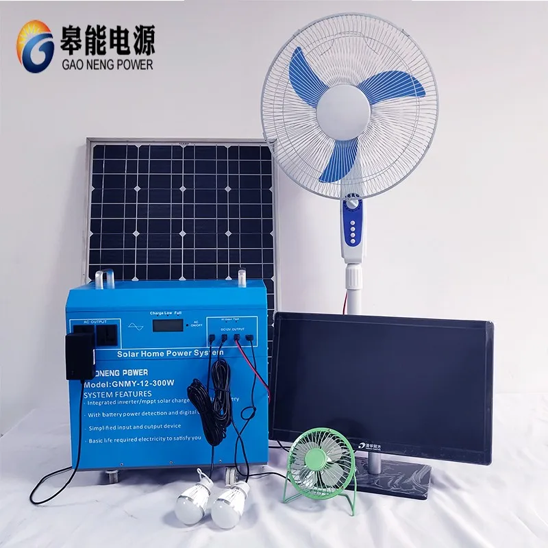 
Portable Mini Solar Generator 12V 500W for Lights TV fan for Villa 