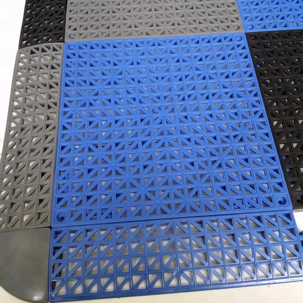 Bathroom/Swimming Pool/Car Washing Wet Area PVC Plastic Interlocking Garage Floor Tiles