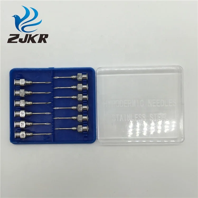KD402 CETTIA factory outlet poultry and livestock reusable stainless steel injection needle for veterinary syringe