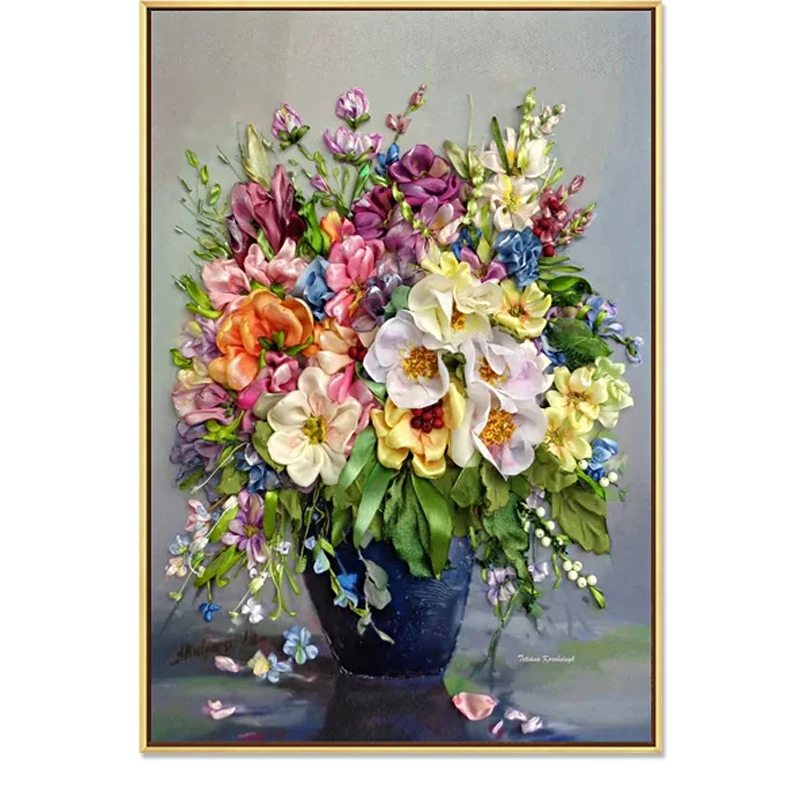 Современная картина маслом на заказ цветок холст Настенный декор