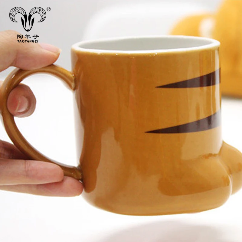 Creative 3D  Cat Claw Cup Hot Sell Cat Coffee Mugs Paw Shape Coffee Mug Ceramic Mugs