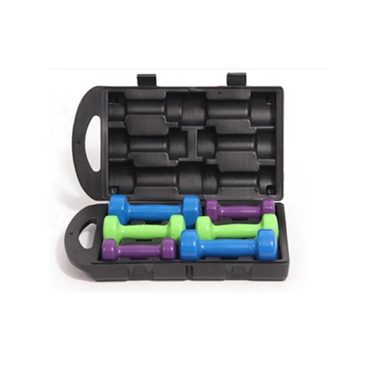 High quality Bodybuilding Exercise Color 10 kg Neoprene Dumbbell set for women bodybuilding