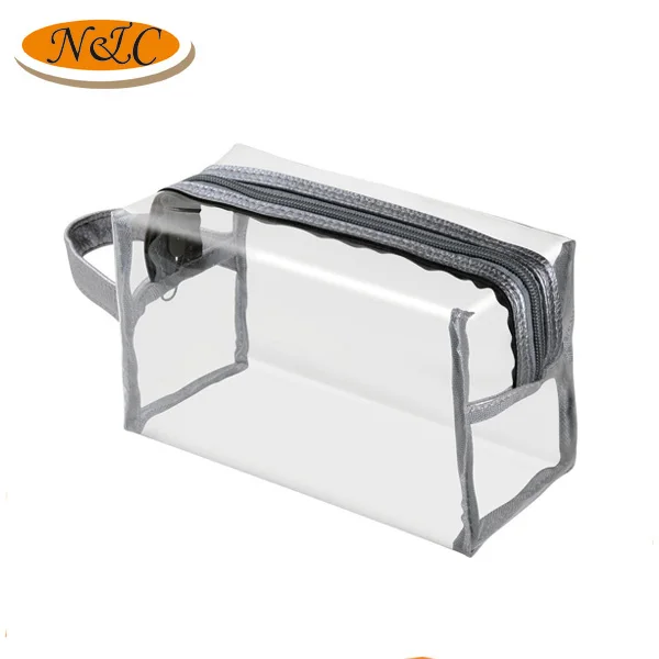 Amazon popular travel clear makeup organizer bag,transparent cosmetic bag