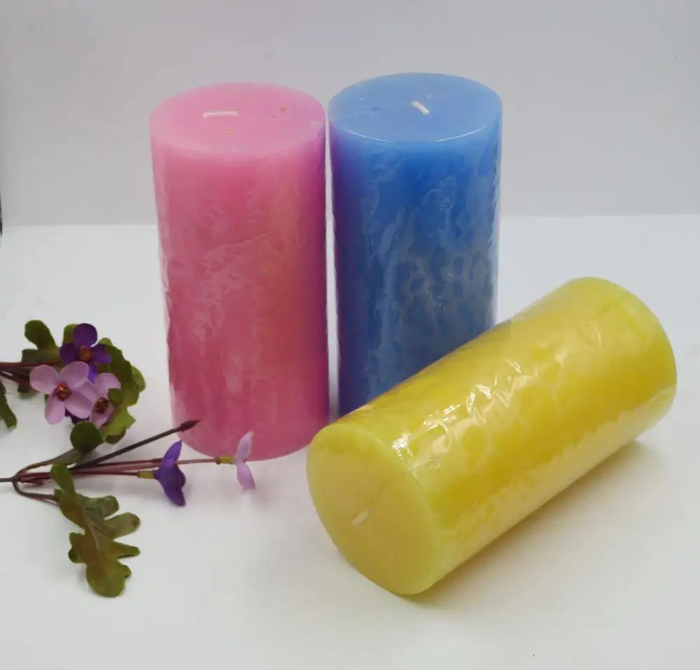 
Flameless Feature and Handmade pillar bougie 