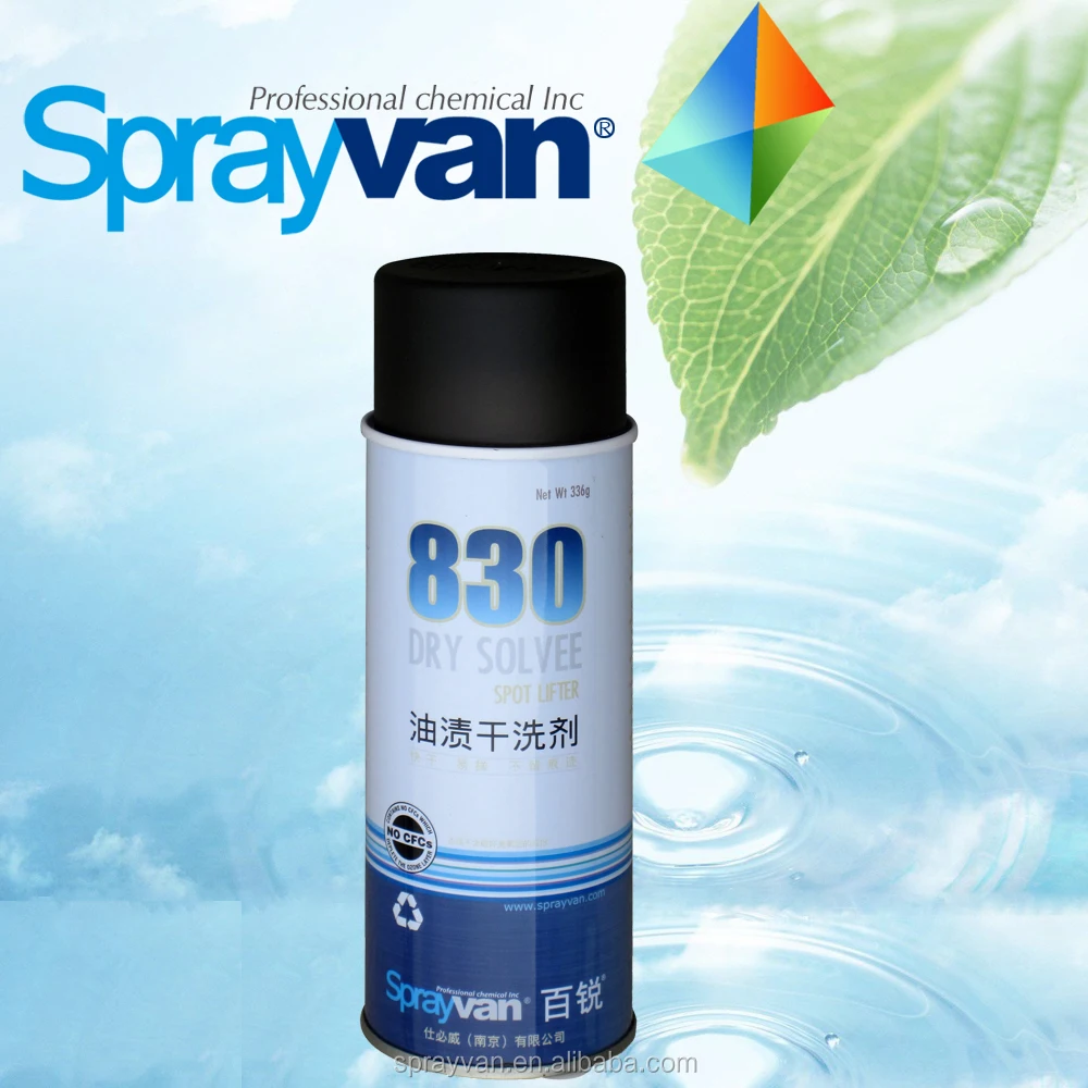 sprayvan 830# dry solvee/stain remover/factory sells directly