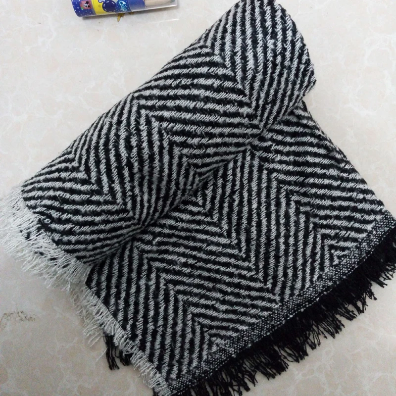 Winter European and American new style trend imitation cashmere fashion shawl scarf