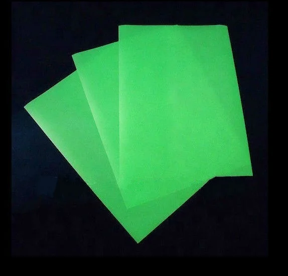 A3/A4 Size PET Luminous Photo Paper Glow In The Dark Suitable For Inkjet Printer