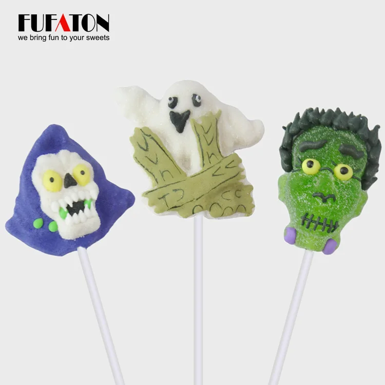 Creative Fruit Flavor candy dummy scary jelly Pop  lollipop Candy for Halloween