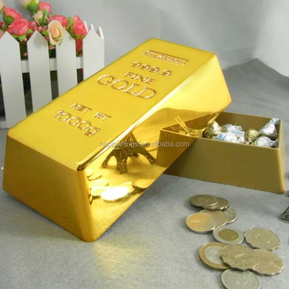 Factory Direct for Home Decor and Gift Souvenir Gold Bullion Storage Candy and Name card Box